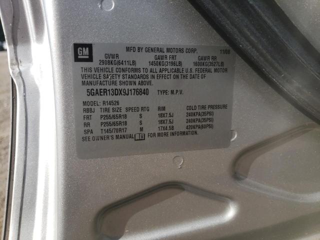 Photo 10 from auction – 2009 BUICK ENCLAVE CX with VIN 5GAER13DX9J176840