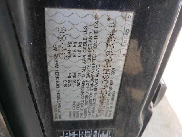 Photo 10 from auction – 1987 BMW 325 BASE with VIN WBAAB5408H9693944