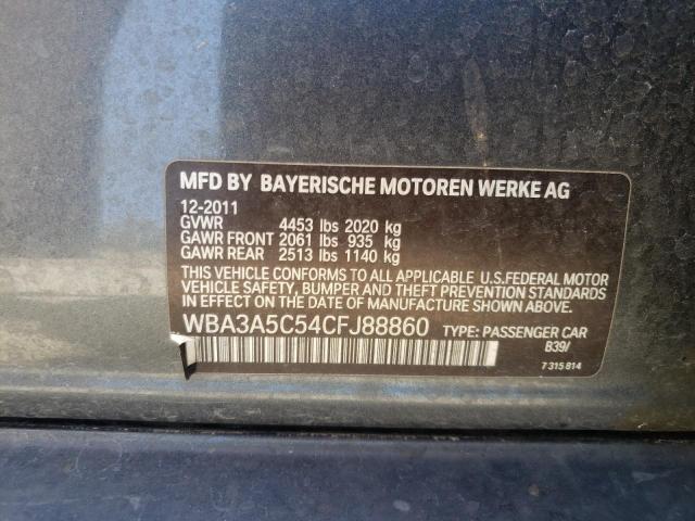 Photo 10 from auction – 2012 BMW 328 I with VIN WBA3A5C54CFJ88860