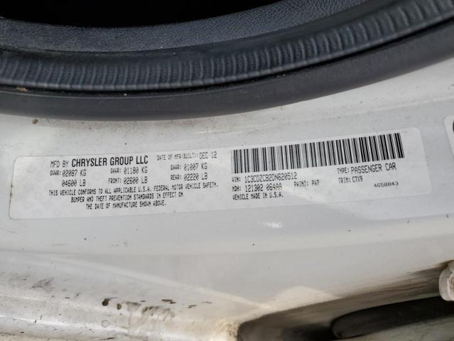 Photo 10 from auction – 2013 DODGE AVENGER SX with VIN 1C3CDZCB2DN620512
