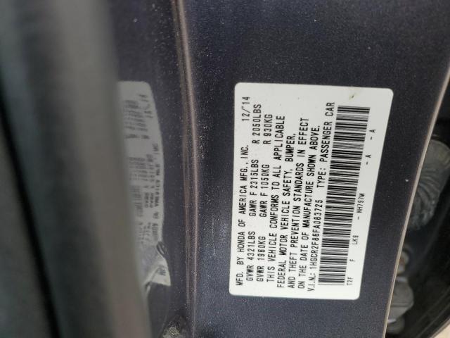 Photo 10 from auction – 2015 HONDA ACCORD EXL with VIN 1HGCR2F86FA083725