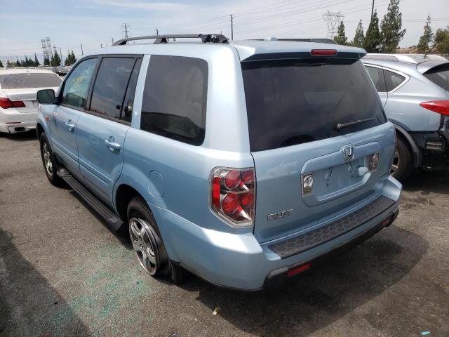 Photo 3 from auction – 2006 HONDA PILOT EX with VIN 2HKYF18766H558939