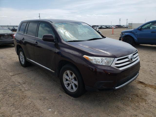 TOYOTA HIGHLANDER 2013 with VIN 5TDZK3EH5DS106366 - Photo from auction