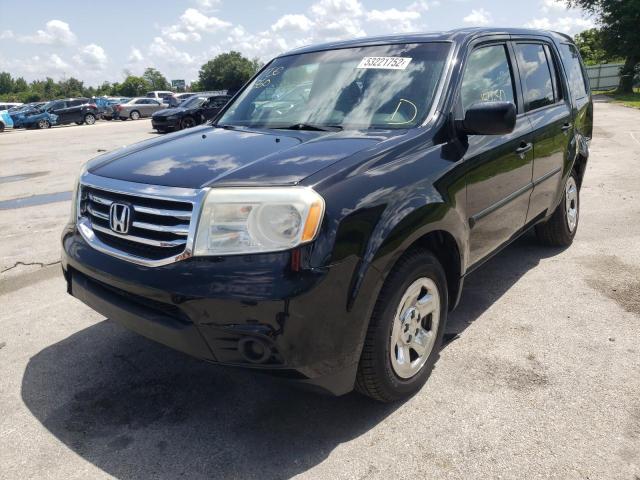 Photo 2 from auction – 2013 HONDA PILOT LX with VIN 5FNYF3H24DB017237