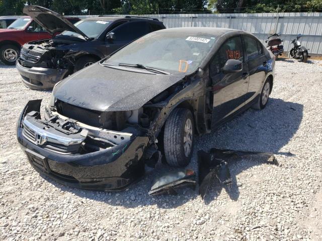 Photo 2 from auction – 2012 HONDA CIVIC LX with VIN 2HGFB2F51CH602362