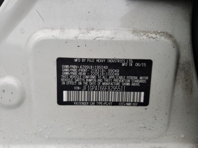 Photo 10 from auction – 2015 SUBARU IMPREZA SP with VIN JF1GPAT66F8295511