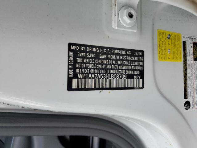 Photo 10 from auction – 2017 PORSCHE MACAN with VIN WP1AA2A53HLB08709