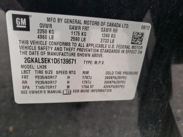 Zdjęcie 10 z aukcji – 2013 GMC TERRAIN SL z VIN 2GKALSEK1D6139671