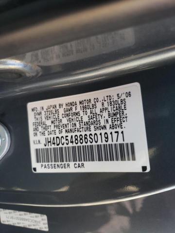 Photo 10 from auction – 2006 ACURA RSX with VIN JH4DC54886S019171