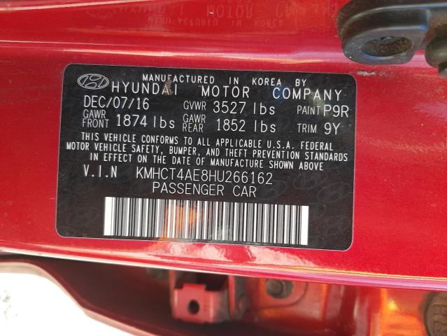 Photo 10 from auction – 2017 HYUNDAI ACCENT SE with VIN KMHCT4AE8HU266162