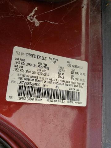 Photo 10 from auction – 2008 JEEP LIBERTY SP with VIN 1J8GP28K88W164836