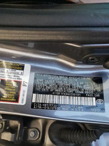 Photo 10 from auction – 2016 TOYOTA CAMRY LE with VIN 4T1BF1FK6GU200191