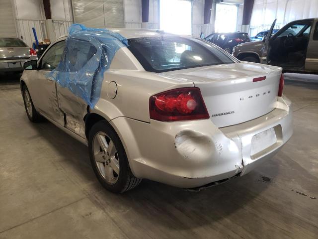 Photo 3 from auction – 2011 DODGE AVENGER LU with VIN 1B3BD2FB2BN587309