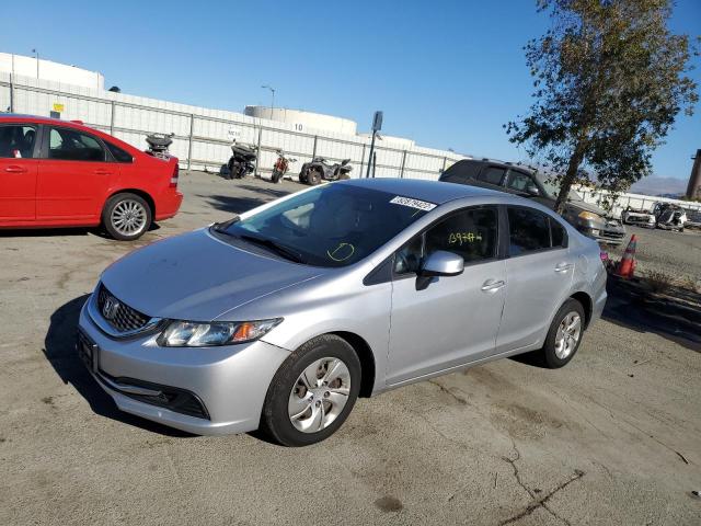 Photo 2 from auction – 2013 HONDA CIVIC LX with VIN 19XFB2F57DE227640
