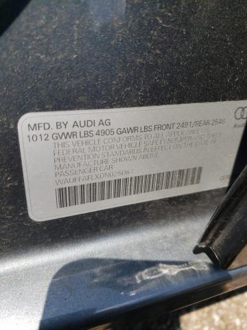 Photo 10 from auction – 2013 AUDI A4 PREMIUM with VIN WAUFFAFLXDN025087