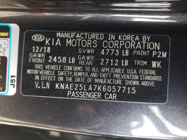 صورة رقم 10 من المزاد - 2019 KIA STINGER PR مع VIN KNAE25LA7K6057715