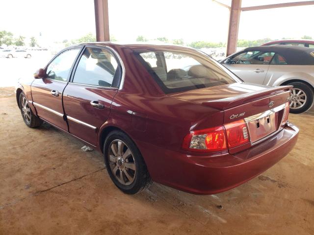 Photo 3 from auction – 2005 KIA OPTIMA LX with VIN KNAGD128155430252