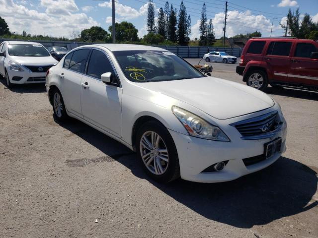 INFINITI G25 BASE 2012 with VIN JN1DV6AP7CM812400 - Photo from auction