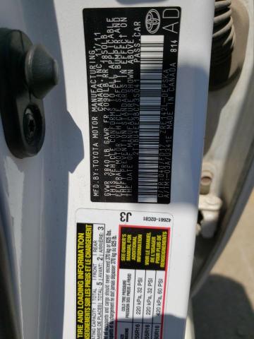 Photo 10 from auction – 2011 TOYOTA COROLLA BA with VIN 2T1BU4EE3BC735041