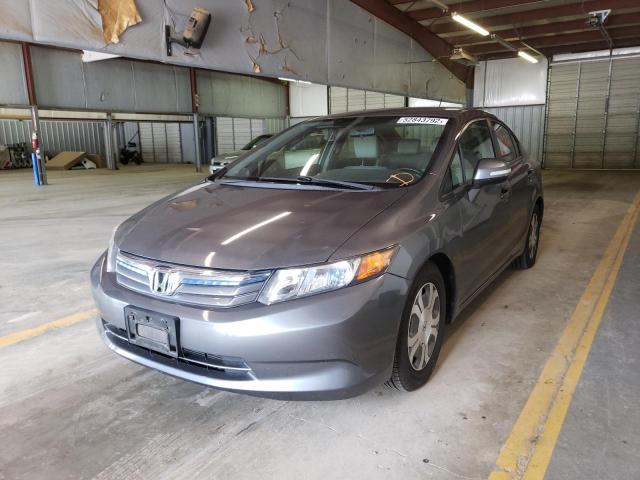 Photo 2 from auction – 2012 HONDA CIVIC HYBR with VIN JHMFB4F23CS011263