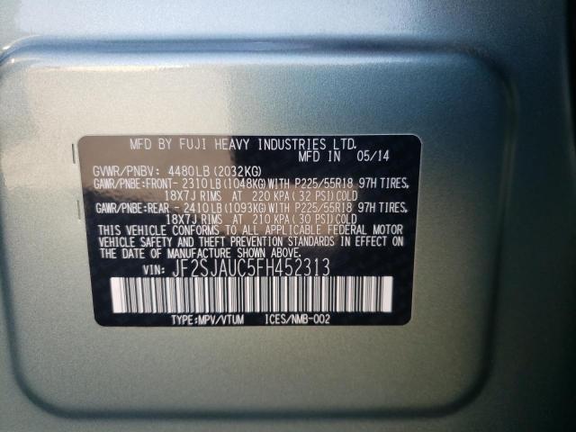 Photo 10 from auction – 2015 SUBARU FORESTER 2 with VIN JF2SJAUC5FH452313