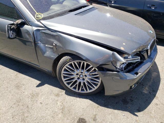 Photo 9 from auction – 2007 BMW 750 with VIN WBAHN83537DT67145