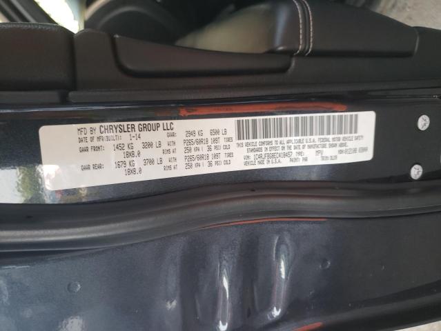 Photo 10 from auction – 2014 JEEP GRAND CHER with VIN 1C4RJFBG8EC418457