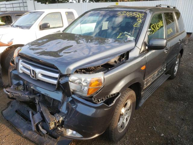 Photo 2 from auction – 2006 HONDA PILOT EX with VIN 2HKYF18666H535751