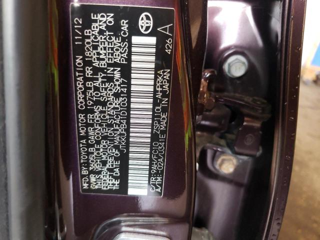 Photo 10 from auction – 2013 TOYOTA SCION XD with VIN JTKKUPB41D1031417