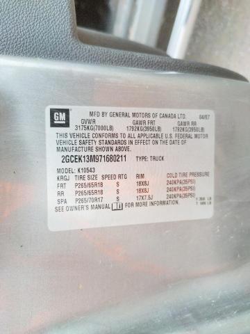 Photo 10 from auction – 2007 CHEVROLET SILVERADO with VIN 2GCEK13M971680211