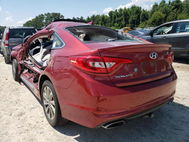Photo 3 from auction – 2016 HYUNDAI SONATA SPO with VIN 5NPE34AF6GH396424
