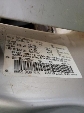 Photo 10 from auction – 2007 DODGE NITRO SXT with VIN 1D8GT28K67W659653