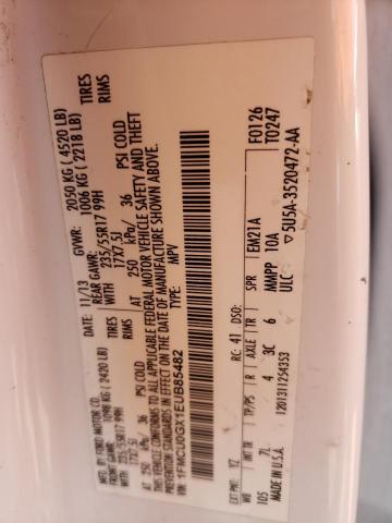 Photo 10 from auction – 2014 FORD ESCAPE SE with VIN 1FMCU0GX1EUB85482