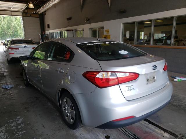 Photo 3 from auction – 2016 KIA FORTE LX with VIN KNAFK4A64G5615935