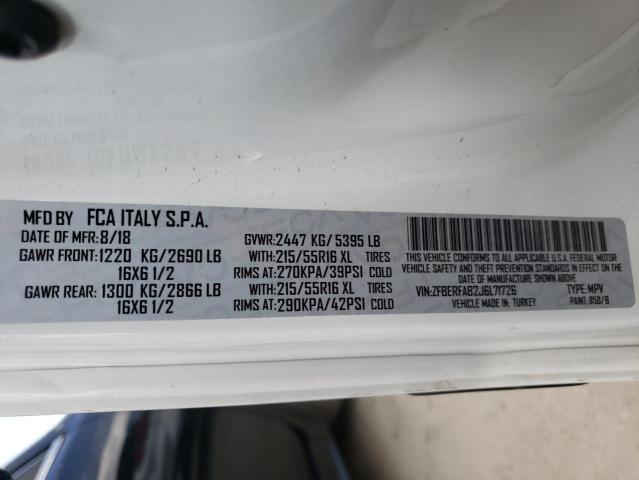 Photo 10 from auction – 2018 RAM PROMASTER with VIN ZFBERFAB2J6L71726