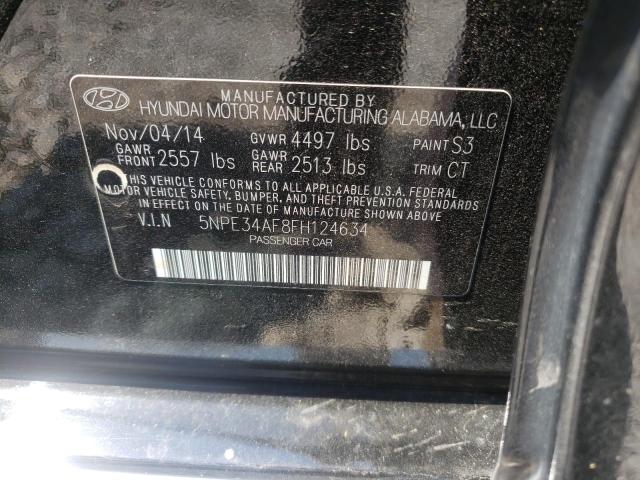 Photo 10 from auction – 2015 HYUNDAI SONATA SPO with VIN 5NPE34AF8FH124634