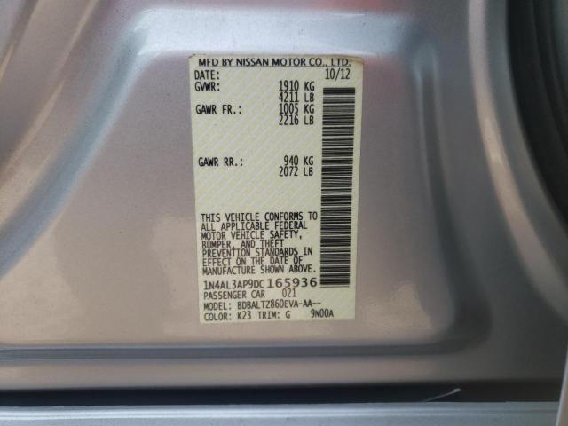 Photo 10 from auction – 2013 NISSAN ALTIMA 2.5 with VIN 1N4AL3AP9DC165936
