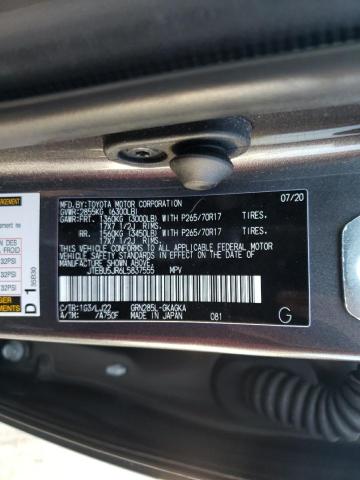 Photo 10 from auction – 2020 TOYOTA 4RUNNER SR with VIN JTEBU5JR6L5837555