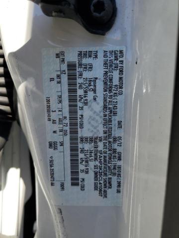 Photo 10 from auction – 2012 FORD FOCUS SE with VIN 1FAHP3K25CL410607