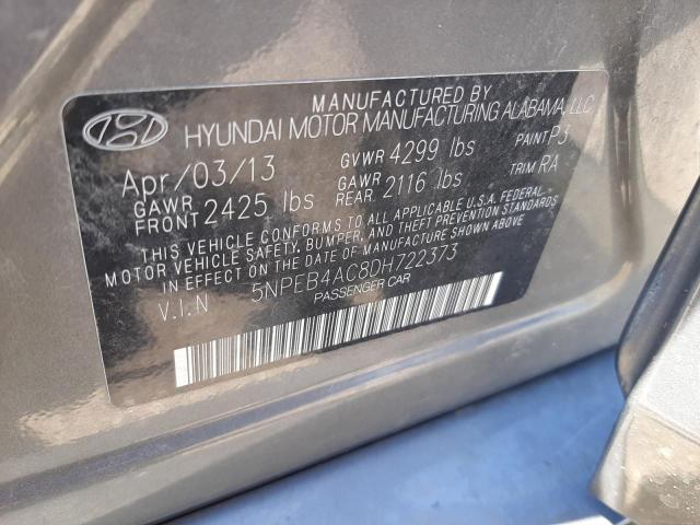 Photo 10 from auction – 2013 HYUNDAI SONATA GLS with VIN 5NPEB4AC8DH722373