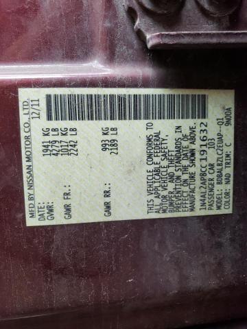 صورة رقم 10 من المزاد - 2012 NISSAN ALTIMA BAS مع VIN 1N4AL2AP8CC191632
