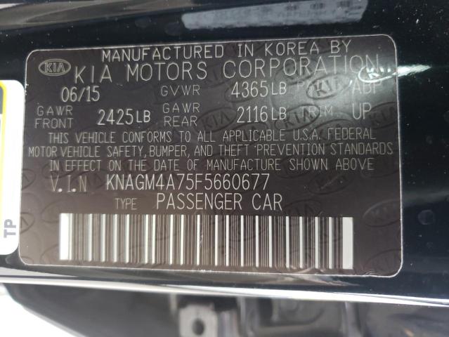 Photo 10 from auction – 2015 KIA OPTIMA LX with VIN KNAGM4A75F5660677