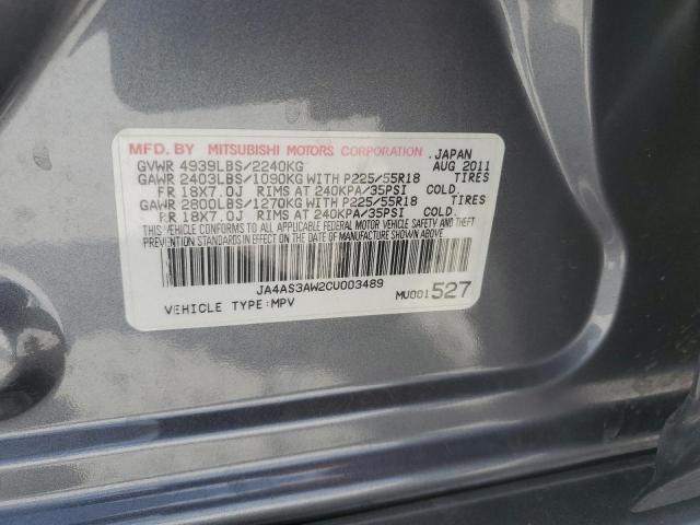 Photo 10 from auction – 2012 MITSUBISHI OUTLANDER with VIN JA4AS3AW2CU003489