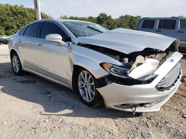 FORD FUSION SE 2017 with VIN 3FA6P0HD2HR186025 - Photo from auction