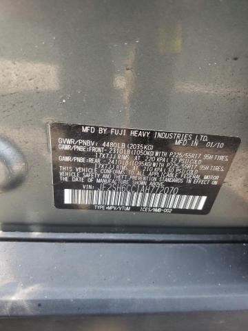 Photo 10 from auction – 2010 SUBARU FORESTER 2 with VIN JF2SH6CC1AH772070