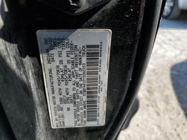Photo 10 from auction – 2000 TOYOTA TUNDRA ACC with VIN 5TBBT4418YS080353