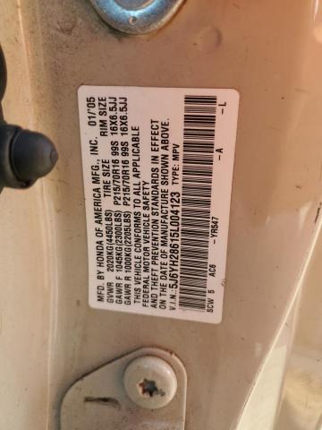Photo 10 from auction – 2005 HONDA ELEMENT EX with VIN 5J6YH28615L004123