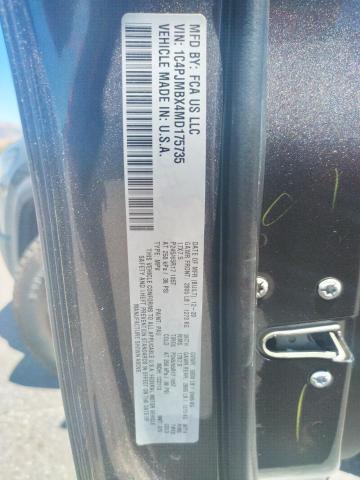 Photo 10 from auction – 2021 JEEP CHEROKEE T with VIN 1C4PJMBX4MD175735