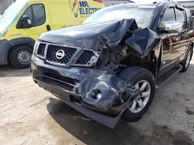 Photo 9 from auction – 2009 NISSAN ARMADA SE with VIN 5N1BA08D49N603512