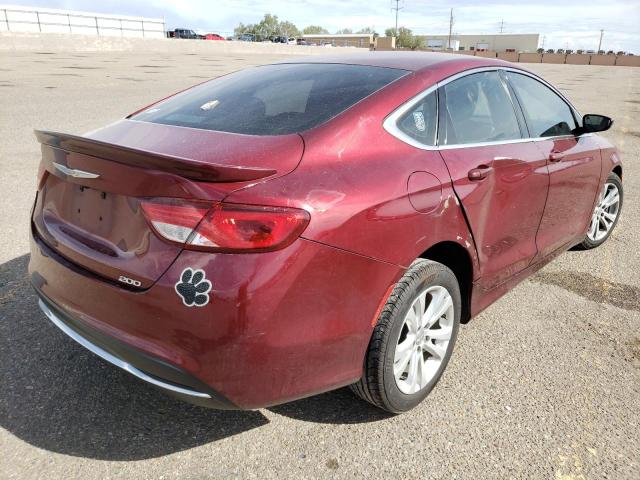 Photo 4 from auction – 2015 CHRYSLER 200 LIMITE with VIN 1C3CCCAB0FN652414